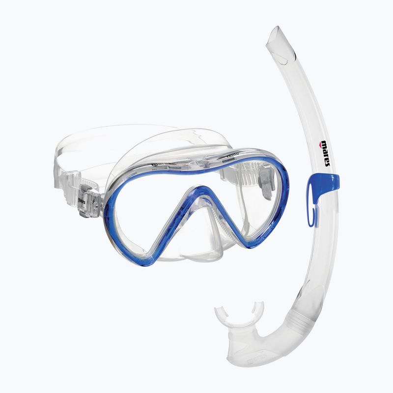 Zestaw do nurkowania Mares Vento clear/blue 8