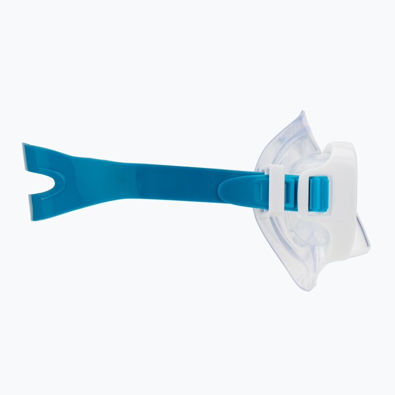 Maska do nurkowania Mares Puffer aqua white/clear 3