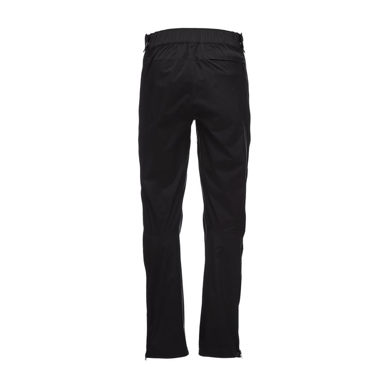 Spodnie z membraną męskie Black Diamond Stormline Stretch Full Zip Rain black 3