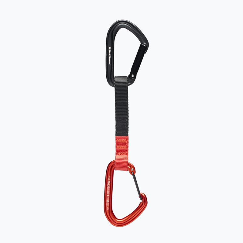 Ekspres wspinaczkowy Black Diamond Hotforge Hybrid Quickdraw 16 cm octane