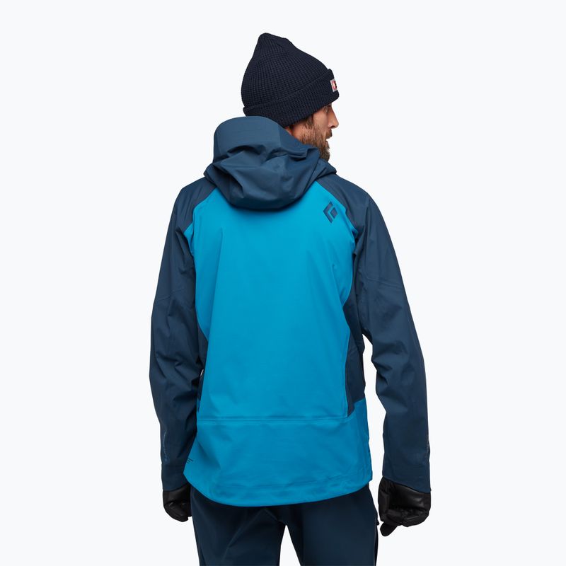 Kurtka skiturowa męska Black Diamond Recon Lt Stretch kingfisher/indigo 2