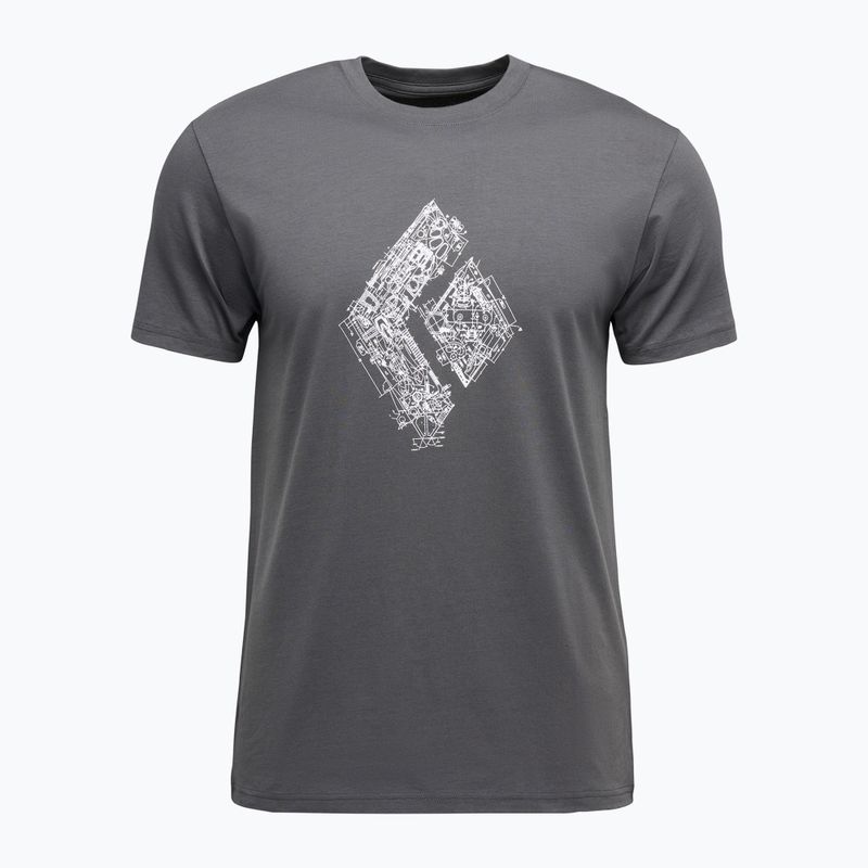 Koszulka męska Black Diamond Engineered Diamond SS Tee anthracite 5