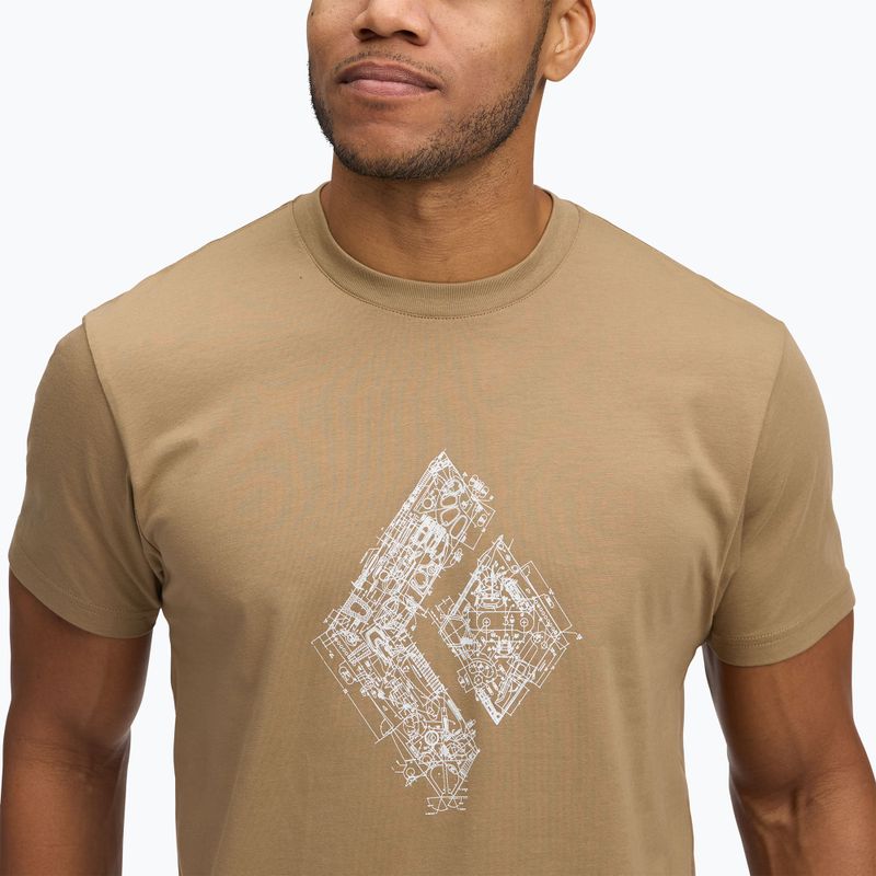 Koszulka męska Black Diamond Engineered Diamond SS Tee mushroom 4
