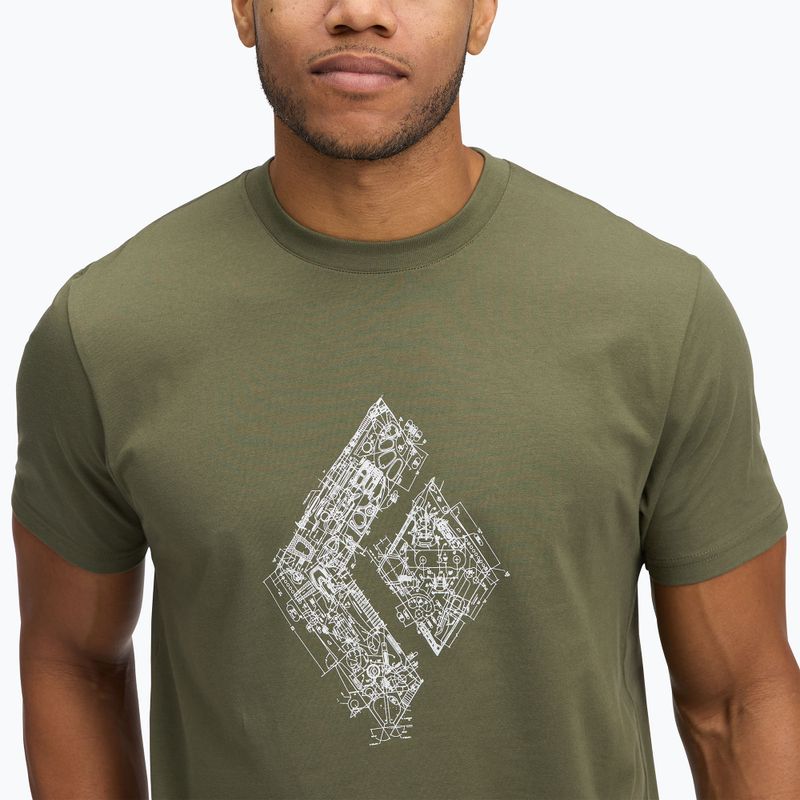 Koszulka męska Black Diamond Engineered Diamond SS Tee tundra 4