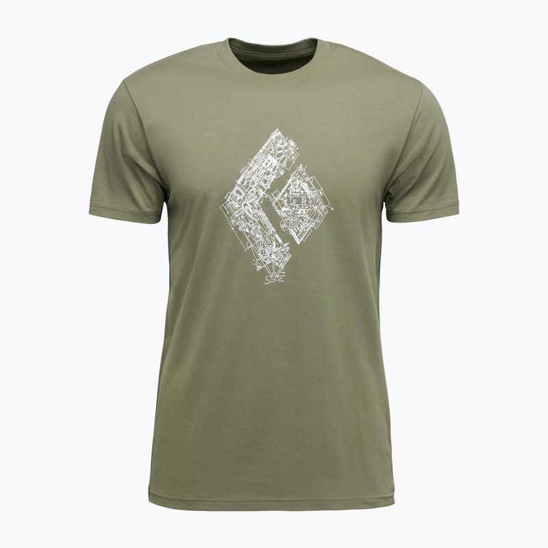 Koszulka męska Black Diamond Engineered Diamond SS Tee tundra 5