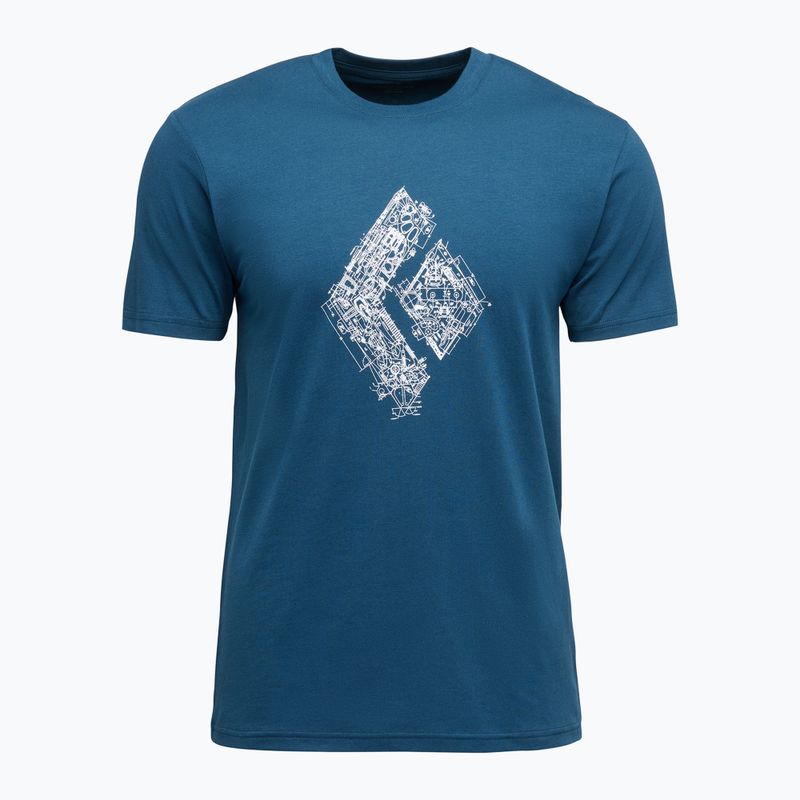 Koszulka męska Black Diamond Engineered Diamond SS Tee indigo 5