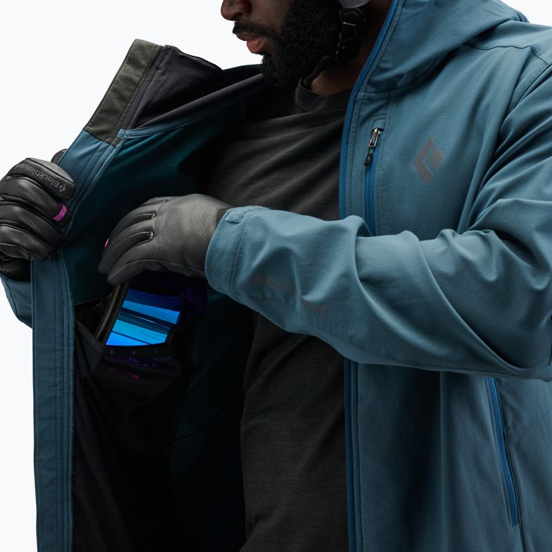 Kurtka softshell męska Black Diamond Dawn Patrol midnight blue 9