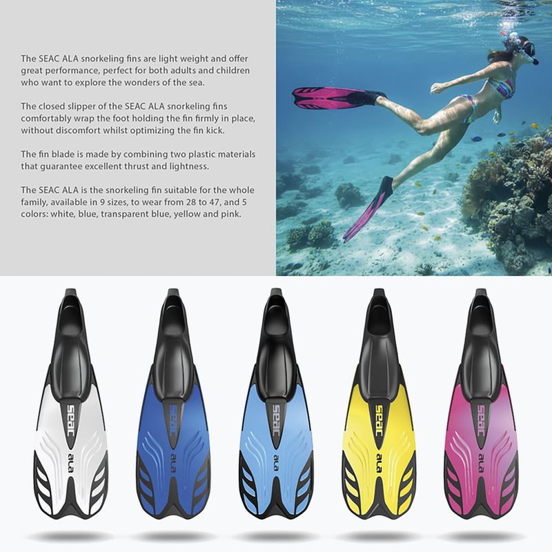 Płetwy do snorkelingu SEAC Ala white 6