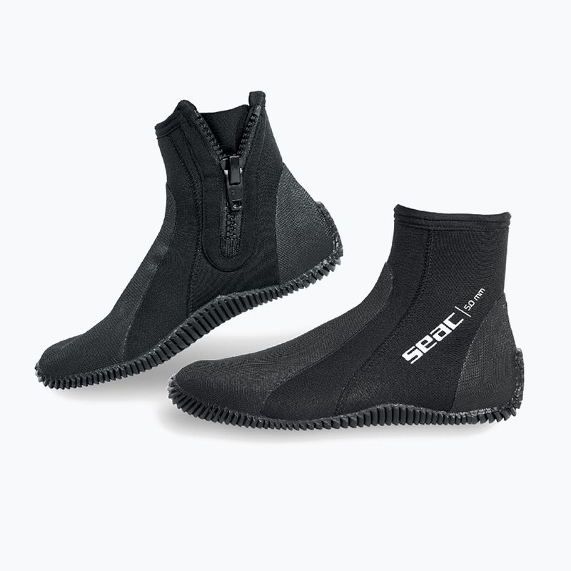 Buty neoprenowe SEAC Basic HD Zip 5 mm black 3