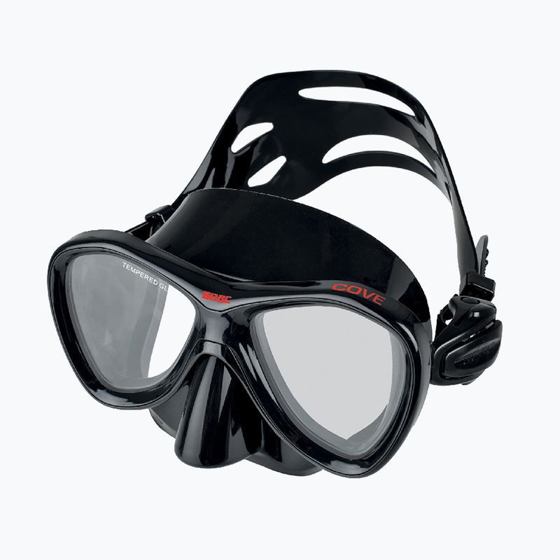 Maska do nurkowania SEAC Cove black/red 3