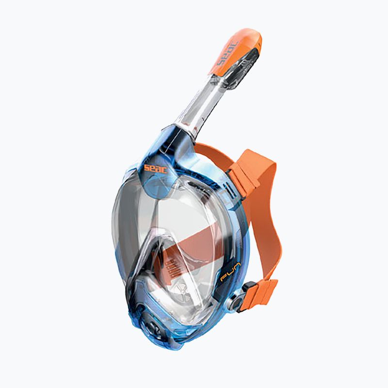 Maska pełnotwarzowa do snorkelingu dziecięca SEAC Magica 170-14BO blue/orange