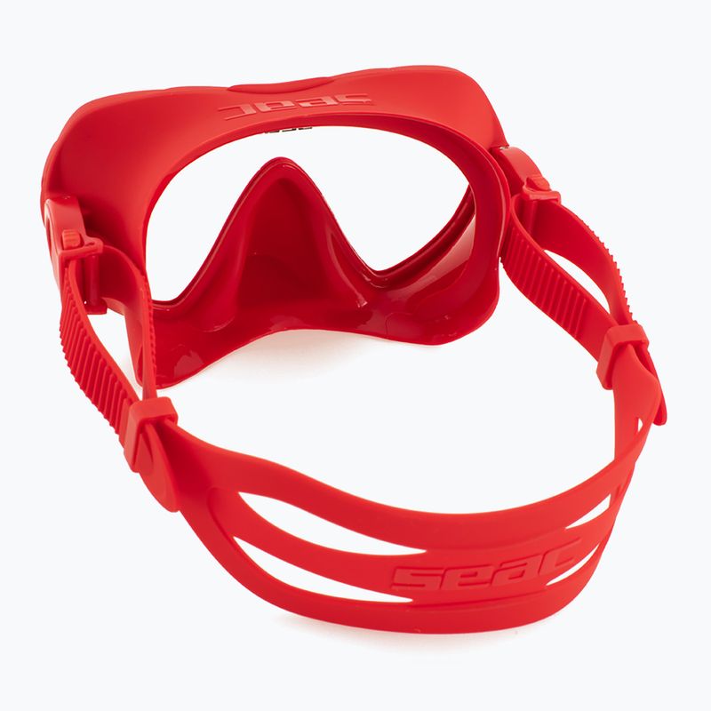 Maska do nurkowania SEAC X-Frame red 3