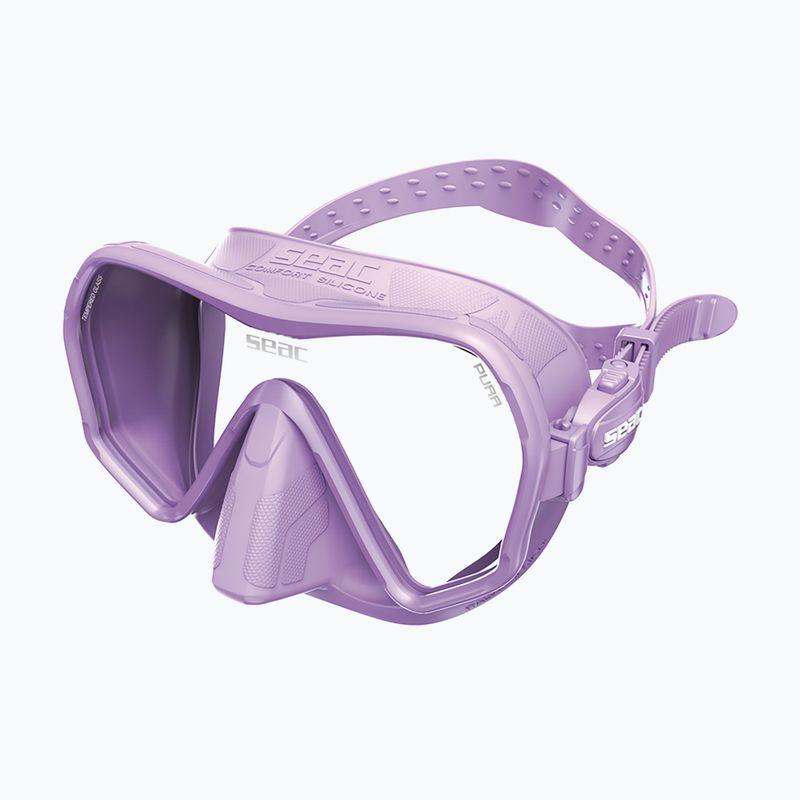 Maska do nurkowania SEAC Pura Antifog lilac