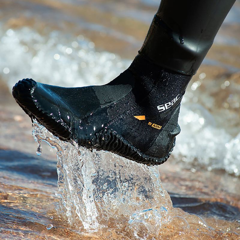Buty neoprenowe SEAC Basic HD Zip 5 mm black 8