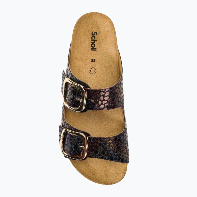 Klapki damskie Scholl Noelle Texf black 5