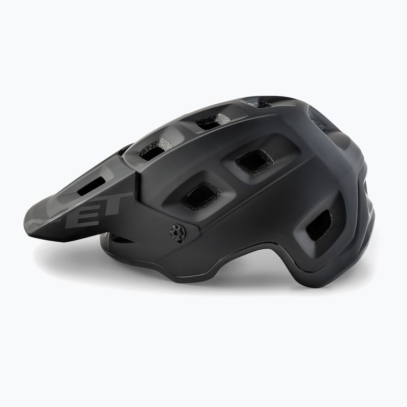 Kask rowerowy MET Terranova black matt glossy 3