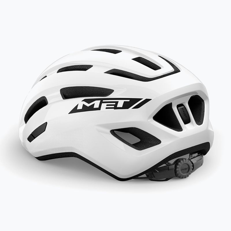 Kask rowerowy MET Miles white glossy 2