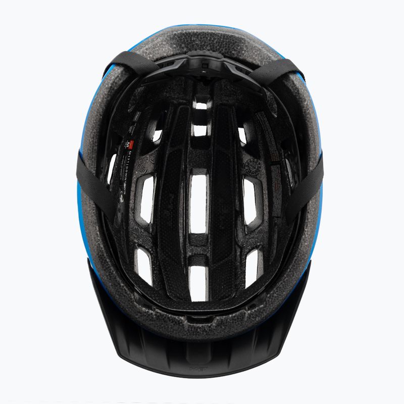 Kask rowerowy MET Downtown blue glossy 5
