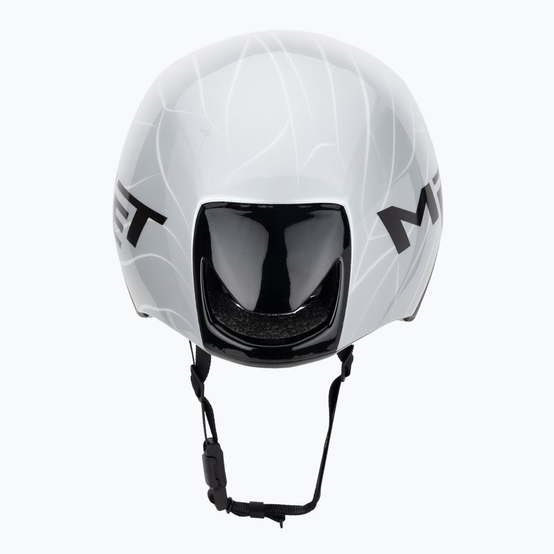 Kask rowerowy MET Codatronica white/silver matt glossy 4