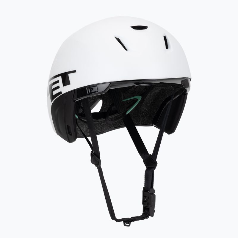 Kask rowerowy MET Codatronica white/silver matt glossy 8