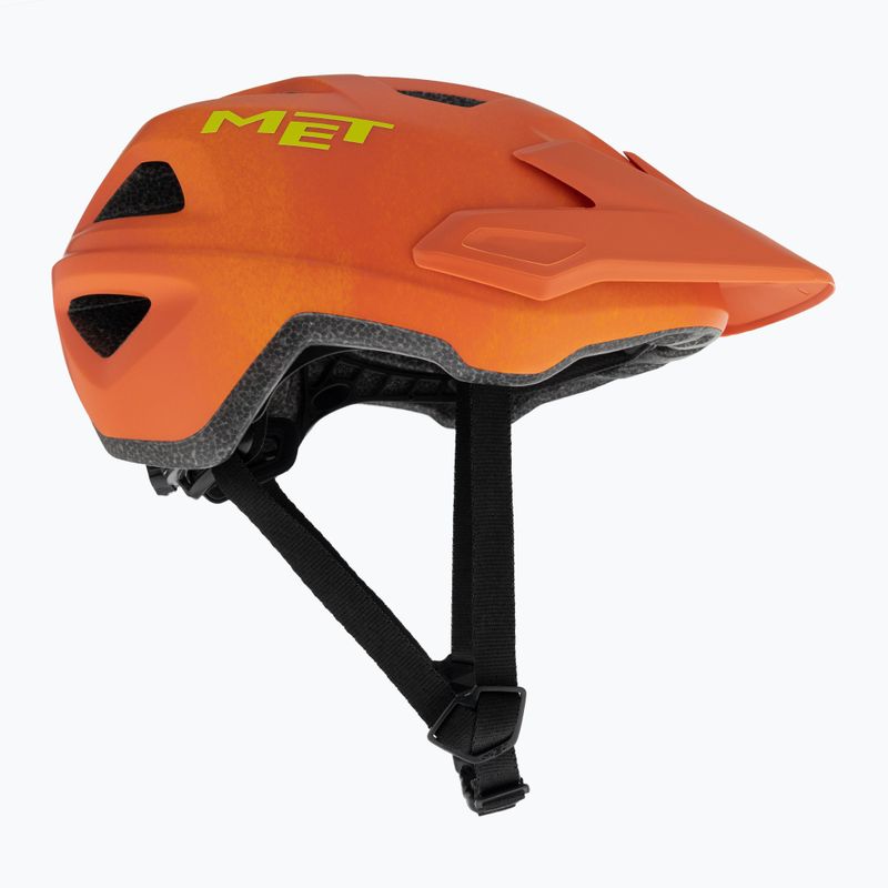 Kask rowerowy MET Echo orange rust matt 4