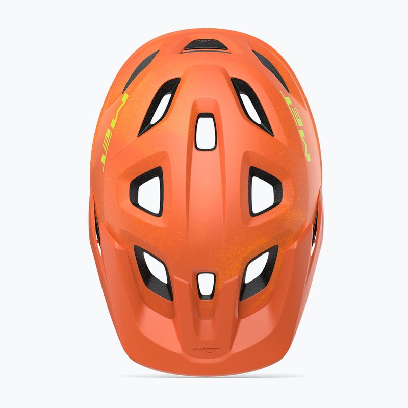 Kask rowerowy MET Echo orange rust matt 7