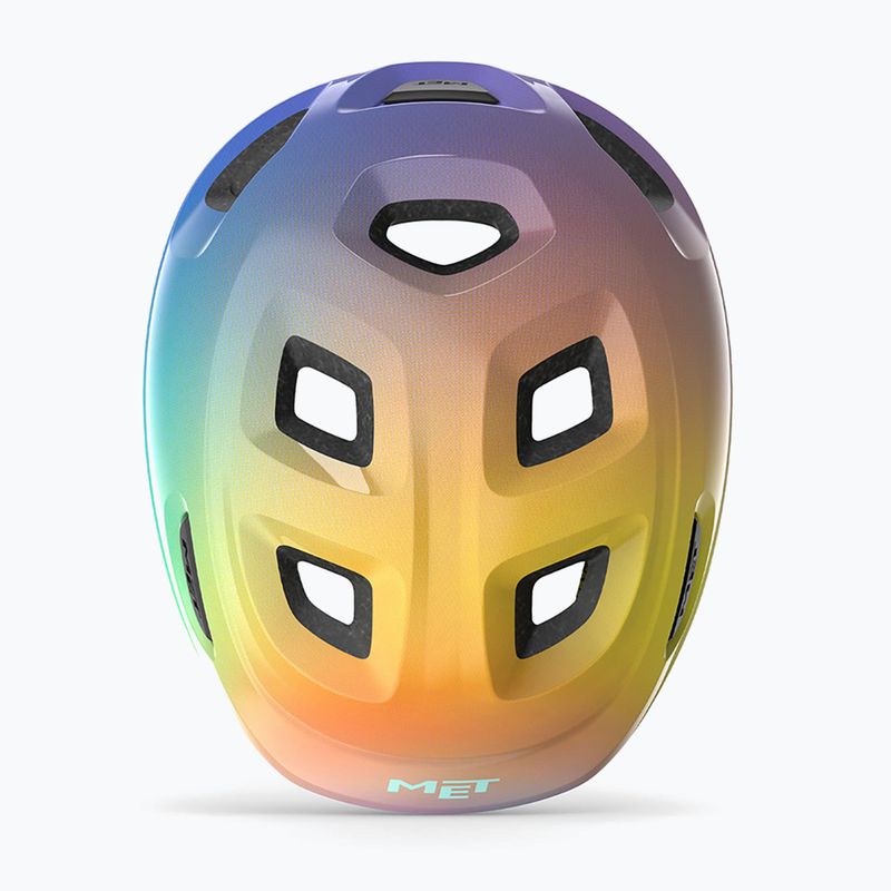 Kask rowerowy dziecięcy MET Hooray multicolour glossy 6