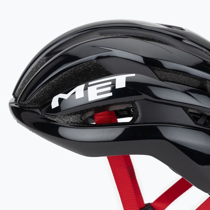 Kask rowerowy MET Trenta Mips black/red glossy 7