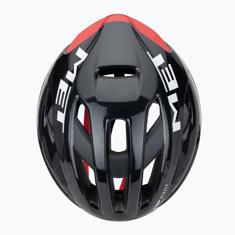 Kask rowerowy MET Rivale II Mips black/red glossy 6