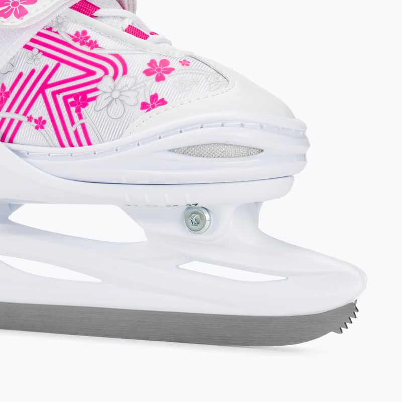 Łyżwy dziecięce Roces Jokey Ice 3.0 Girl white/pink 6