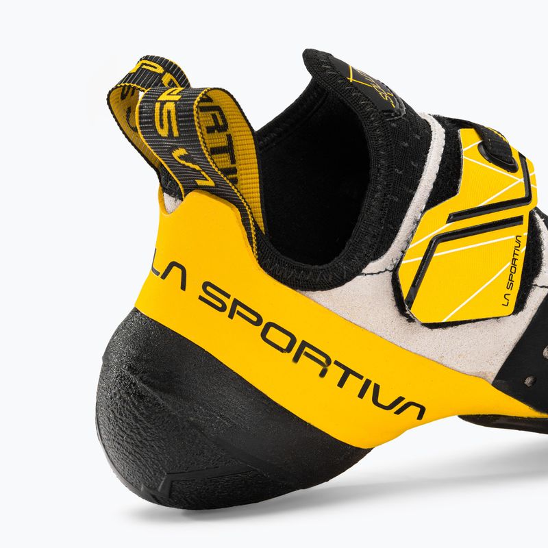 Buty wspinaczkowe męskie La Sportiva Solution white/yellow 8