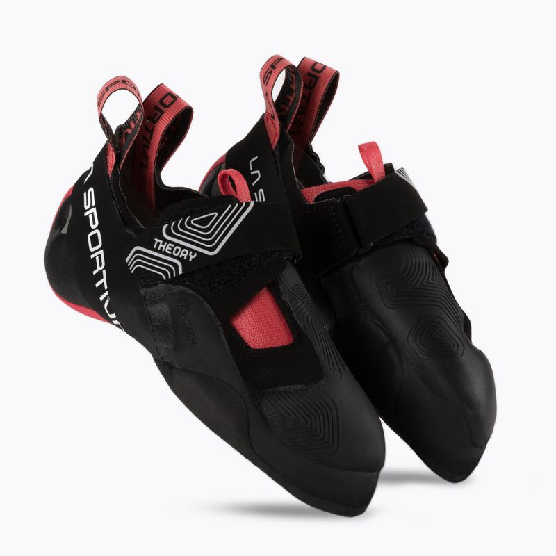 Buty wspinaczkowe damskie La Sportiva Theory black/hibiscus 4