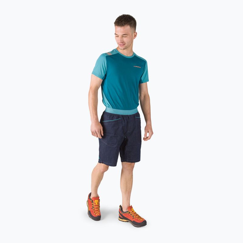 Spodenki wspinaczkowe męskie La Sportiva Mundo jeans topaz 2