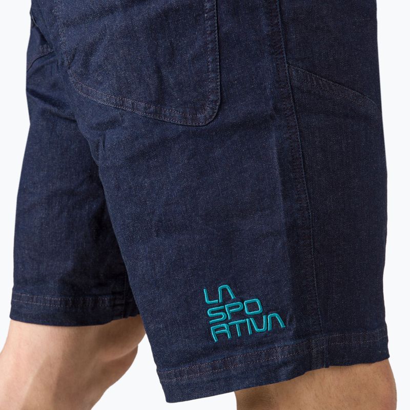 Spodenki wspinaczkowe męskie La Sportiva Mundo jeans topaz 4