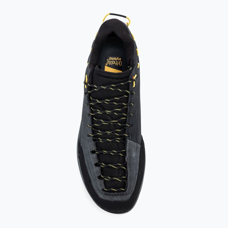 Buty podejściowe męskie La Sportiva Tx Guide Leather carbon/yellow 5