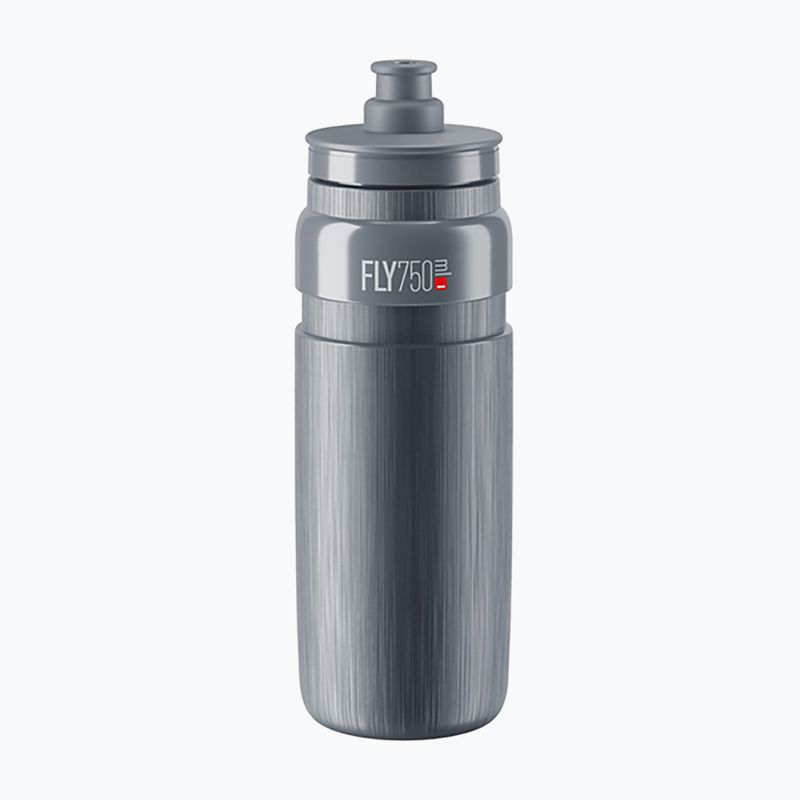 Bidon rowerowy Elite FLY Tex 750 ml grey/grey logo