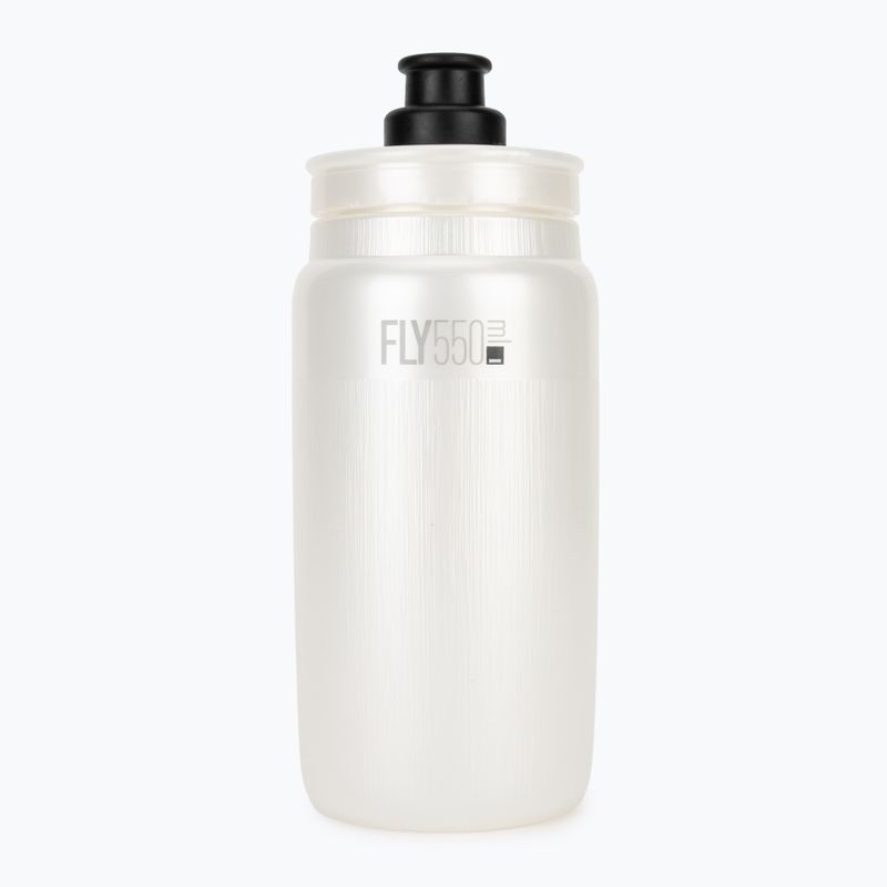 Bidon rowerowy Elite FLY Tex 550 ml pearl white 2