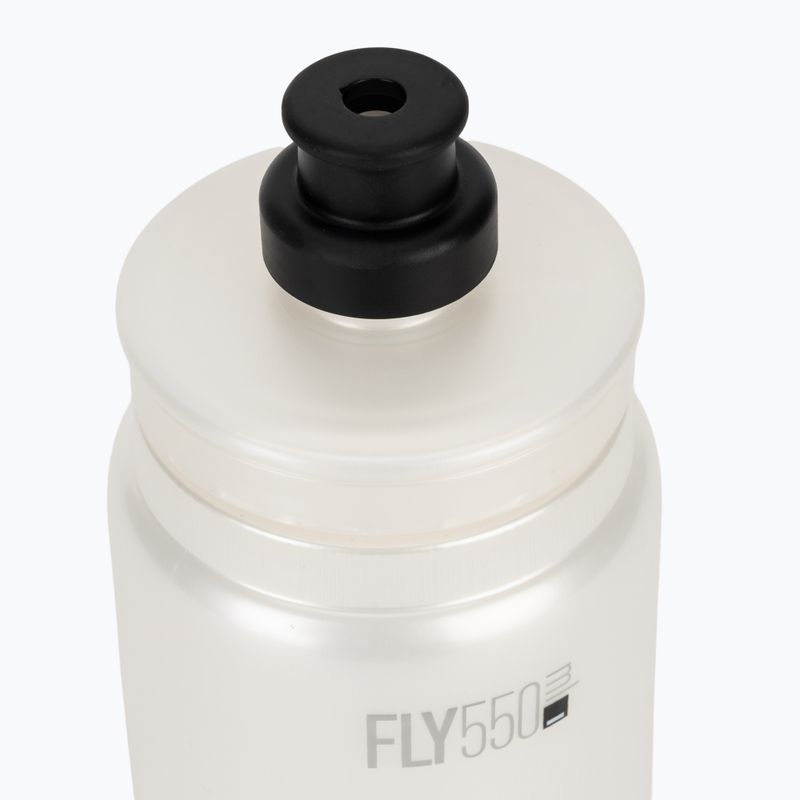 Bidon rowerowy Elite FLY Tex 550 ml pearl white 6