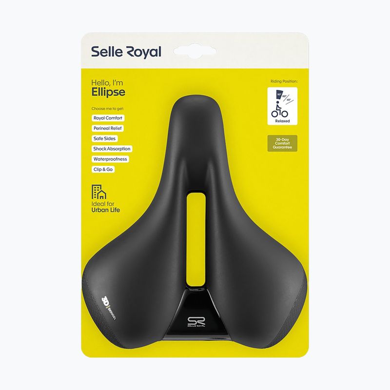 Siodełko rowerowe Selle Royal Premium Relaxed 90St. Ellipse black 9