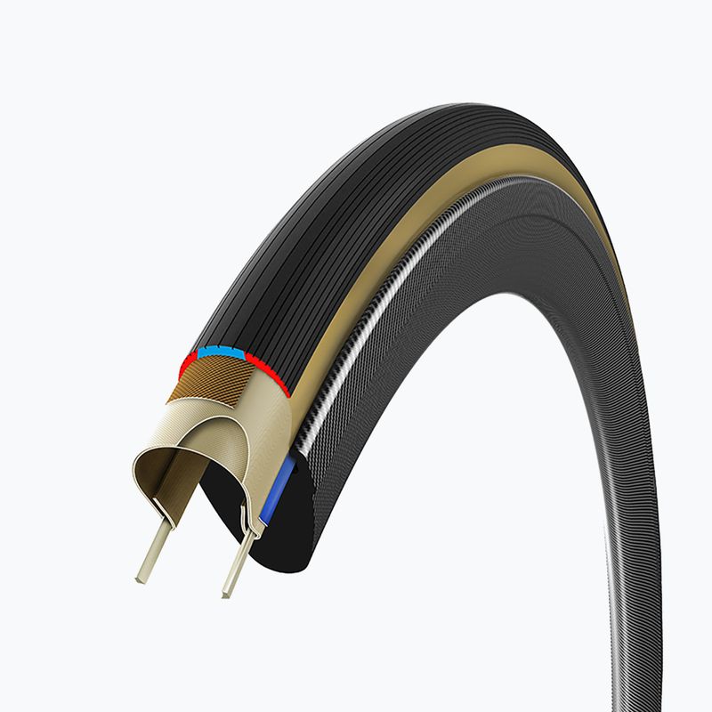 Opona rowerowa Vittoria Corsa Pro G2.0 TLR 700 x 28C czarny/beżowy 3