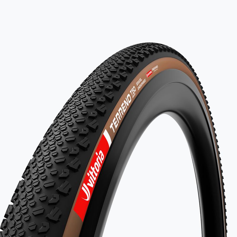 Opona Vittoria Terreno T50 G2.0 TLR Gravel Endurance 700x40c czarny/brązowy 2