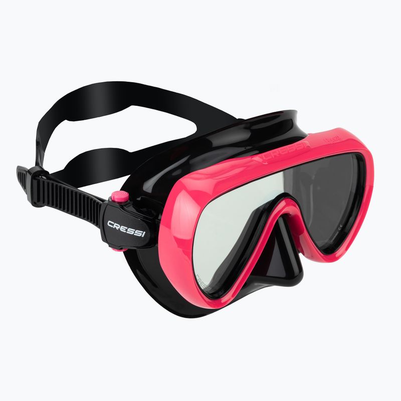 Maska do nurkowania damska Cressi Honey 420 UV black/fuchsia/blue/orange