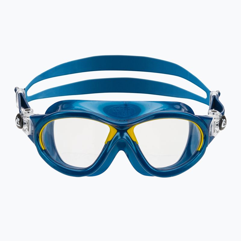 Maska do pływania dziecięca Cressi Mini Cobra blue/yellow 2