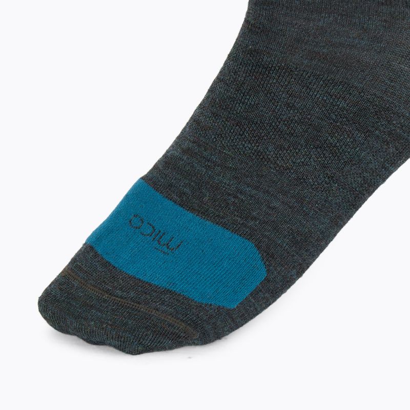 Skarpety narciarskie  Mico Light Weight Superthermo Natural Merino Ski ottanio mel 3