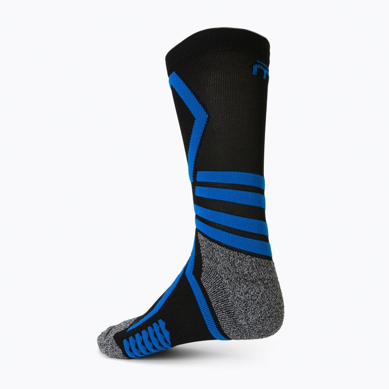 Skarpety narciarskie Mico Medium Weight X-Performance X-C Ski czarno-niebieskie CA00146 2