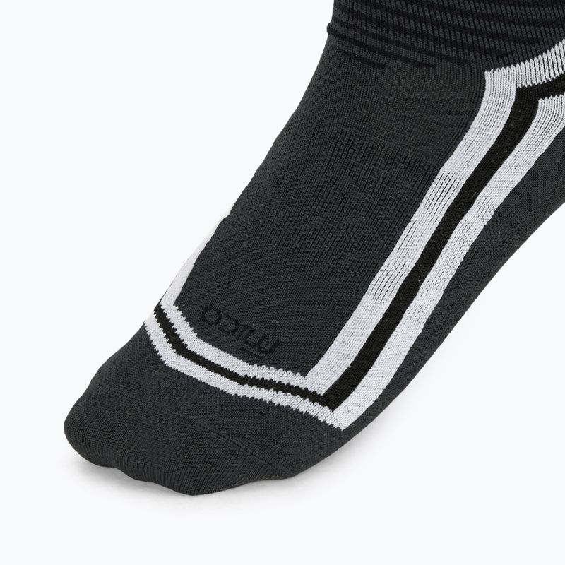 Skarpety narciarskie Mico Light Weight Odor Zero X-Static Ski nero/anthracite 3
