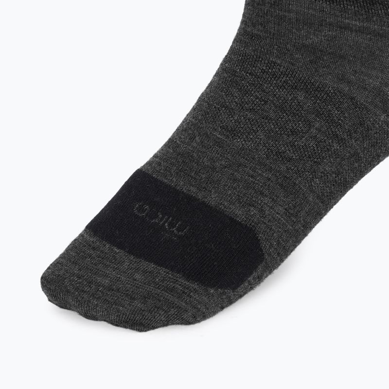 Skarpety narciarskie Mico Light Weight Superthermo Natural Merino Ski antracite mel 3