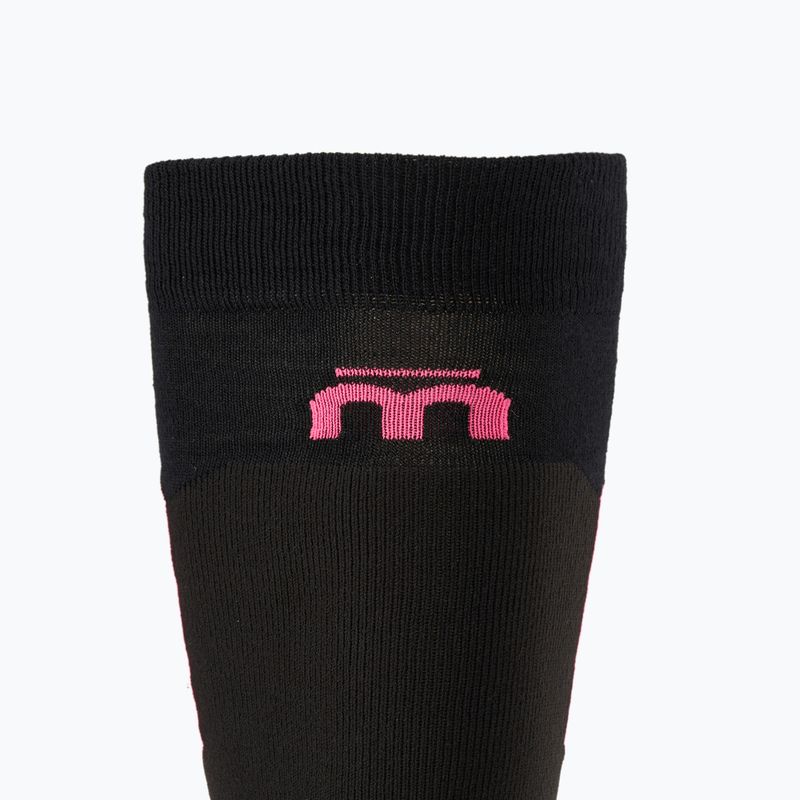 Skarpety narciarskie Mico Medium Weight Warm Control Ski nero fucsia fluo 3