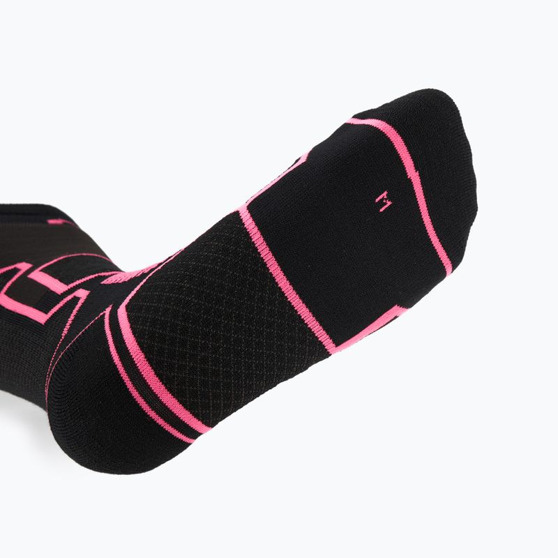 Skarpety narciarskie Mico Medium Weight Warm Control Ski nero fucsia fluo 4