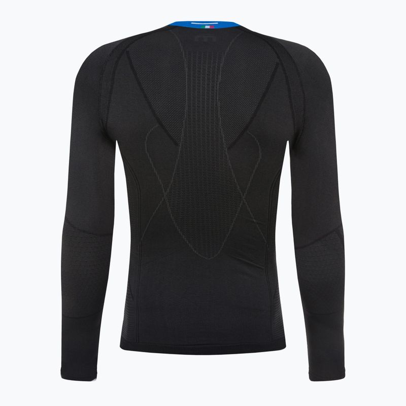Bluza termoaktywna męska Mico Odor Zero Round Neck nero 7